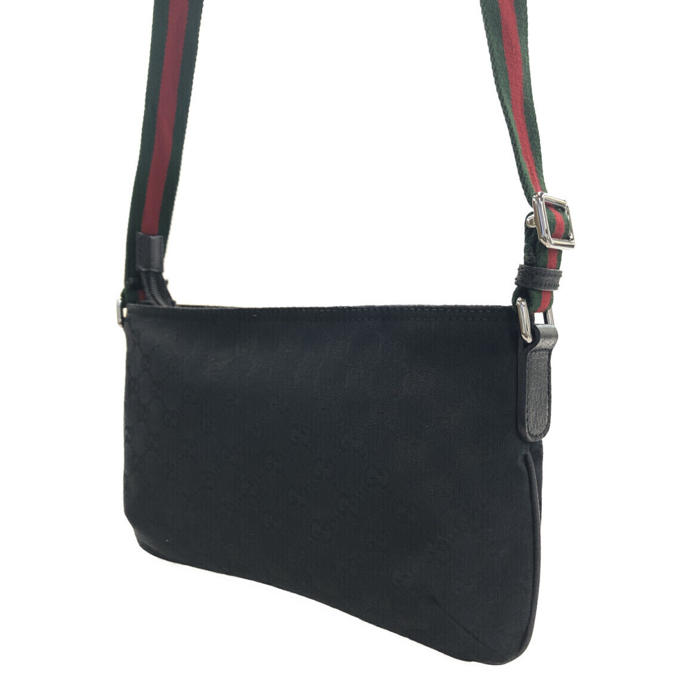 Gucci Web canvas Black GG bag messenger Crossbody